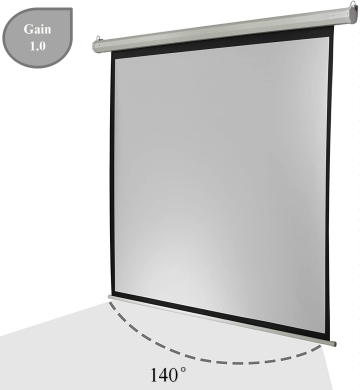 Roll down projection screens electric projector screen