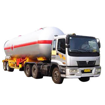 Cryogenic Liquid Transportation Semi-trailer, Total Mass of 40,000kg