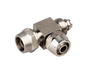Quick Twist Tee Brass Joint Fittings
