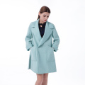 Nuovo cappotto invernale in cashmere verde