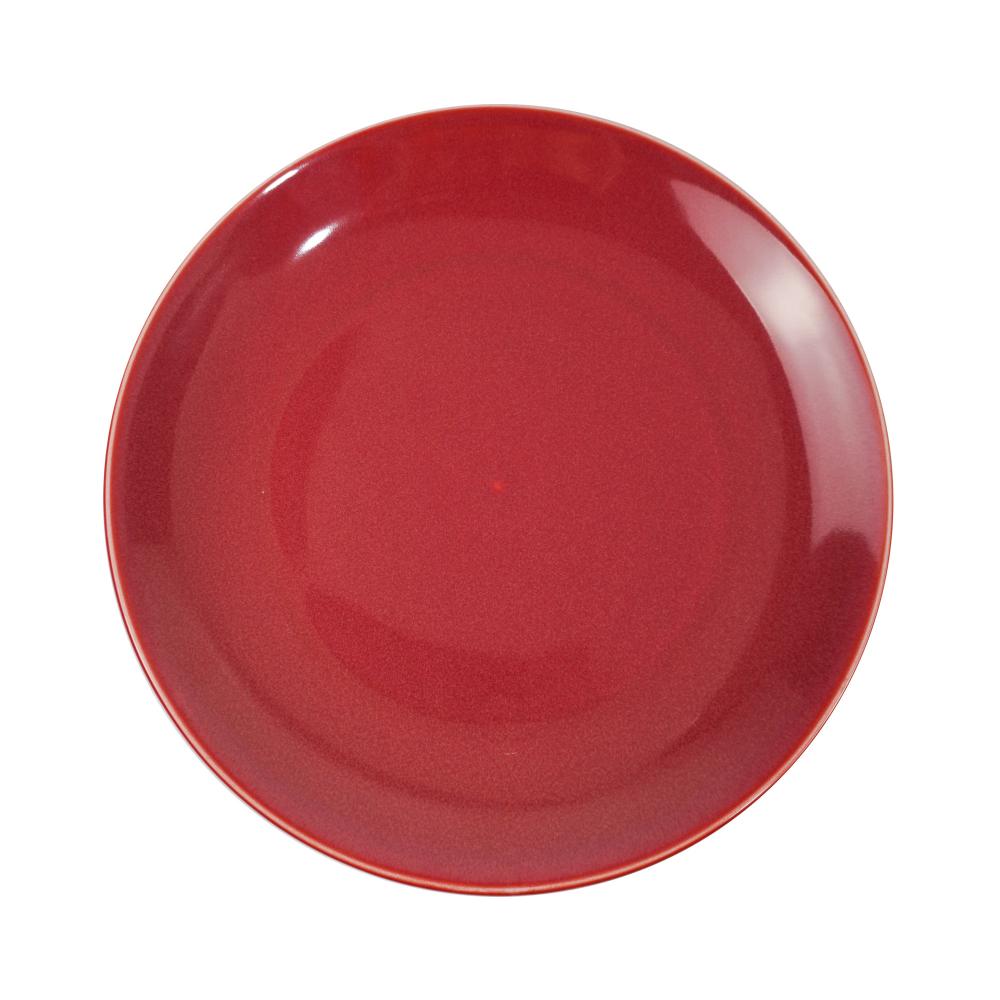 Reactive Glazed Stoneware Dinner Set Claret Red Ch22067 G08 6