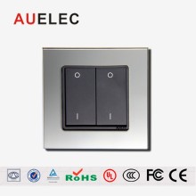 Tunersys 2-Gang Touch Wall Light Switch For Smart Home System