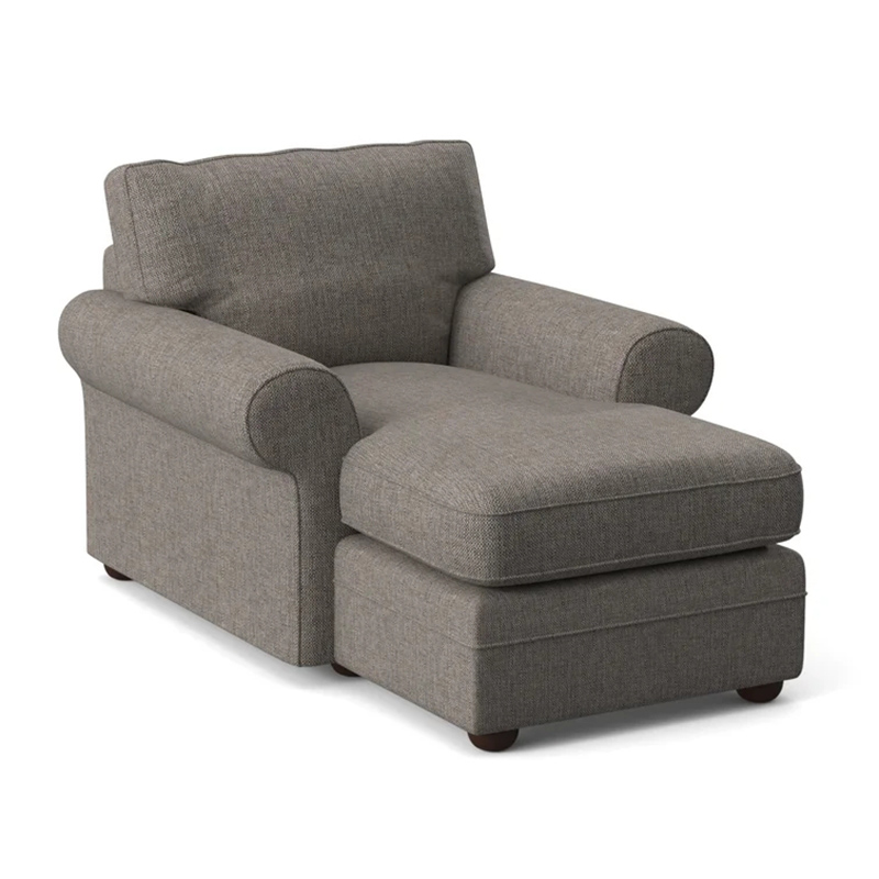 Living Room Fabric Chaise Lounge Sofa