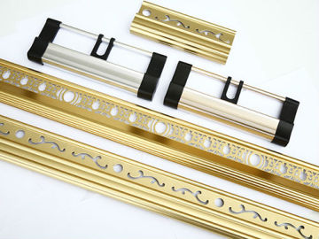 New design ! hollow out golden aluminum profile for decoration +decorative aluminum profile