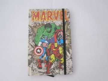 Single Subject Hardbound Carton Notebook With Rubber Band?