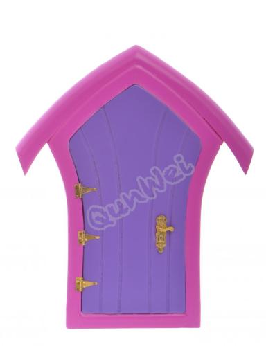 Pintu Peri Kayu Morden di Multicolor