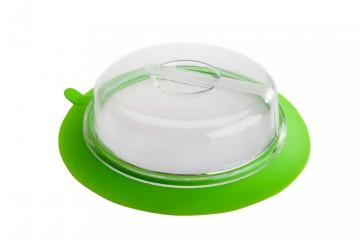 Collapsible Silicone Plate Topper silicone jar lids