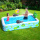 PVC outdoor frog tadpole sprinkler inflatable swimming pool