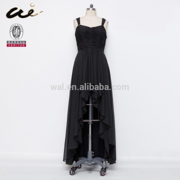 fashionable silk evening dress