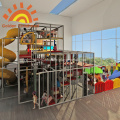 Large Indoor Playground Equipment Structures Theme Slide