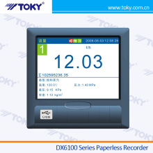 High Quality DX6100 LCD 16 Channel Paperless Recorder / Chart Recorder / Temperature Recorder