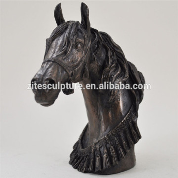 Modern Home Decorations Animal Bust Bronze Horse Head