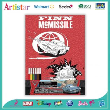 Disney cars foil poster