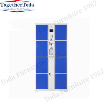 Smart metal lockers with electronic locks Wrap lockers