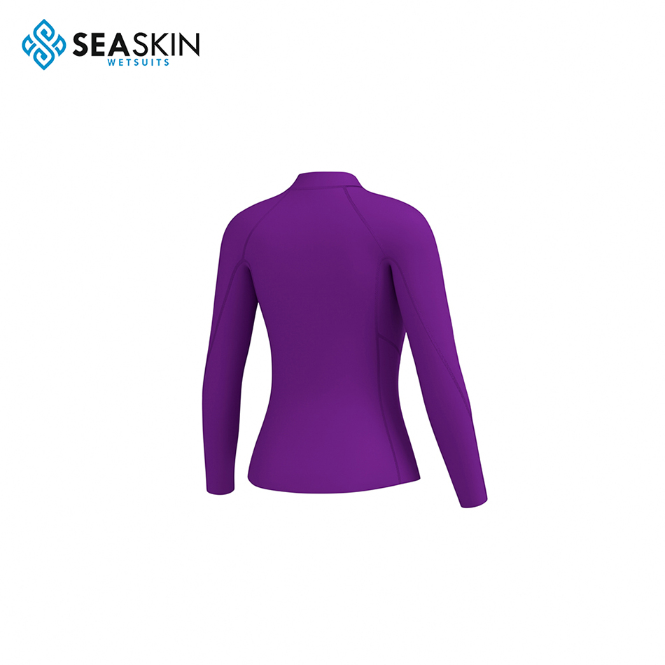 Seaskin Front Zipper 고품질 레이디 잠수복 재킷