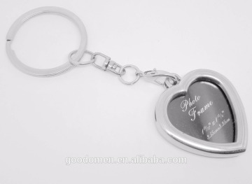 photo frame keyringheart shaped photo keyring,photo keychain
