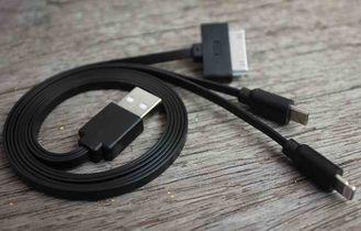 Sync Data Transfer SAMSUNG USB Charger Cable , 3 Connect in