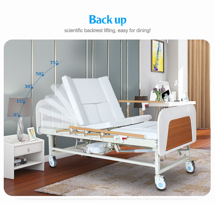 Multifunctional Electric Rotating Home Nursing Bed