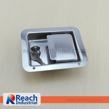 Tool Box Recessed Paddle Handle Lock