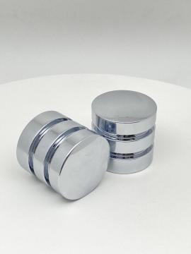 The Double Groove Chromium Plating Bright Furniture Knobs