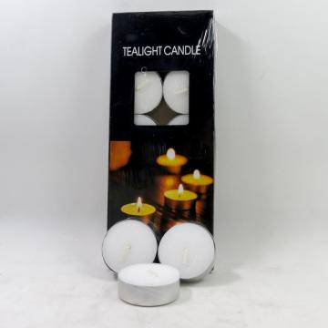 10 pack 4hours white unscented tealight