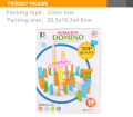 38PCS بيع الساخنة البلاستيكية للأطفال لعبة الدومينو كتل