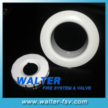 White Color Sprinkler Rosette Recessed Escutcheon