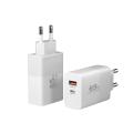 1C1A 2-порт 65W Gan Wall Charger PD Зарядное устройство