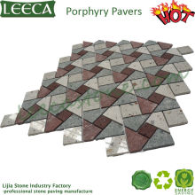 Random pattern natural paving stone