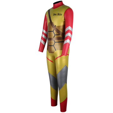 Trajes de neopreno de buceo para surf con cremallera trasera de 3 mm para niños Seaskin