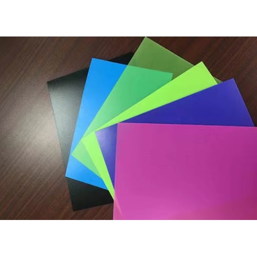 color film of pvc plastic sheet