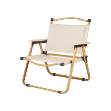 Deluxe Portable Lightweight Camp Chairs Camping Aluminum Reclining Chair Folding Fabric Camping Chair