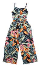 Ladies viscose print overalls