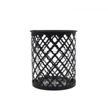 Black Bin Multipurpose Metal Wire Candle Holder