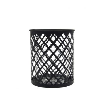 Black Bin Multipurpose Metal Wire Candle Holder