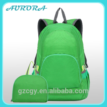 Alibaba china custom nylon foldable backpack nylon foldable bag