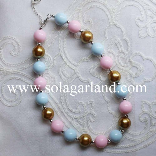 50 CM Lengte Baby Meisje Baby Peuter Chunky Bubblegum Ketting