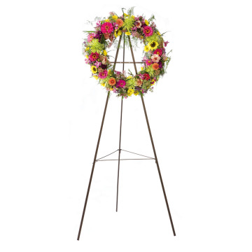 Wire Wreath Easel Heavy-Duty buisvormige ezel