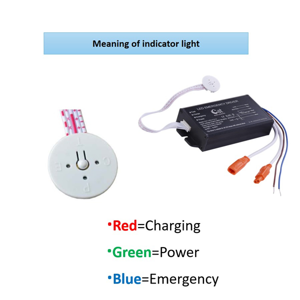 panel indicator emergency driver