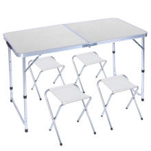 Korean BBQ Folding Table with Grill and Picnic Set