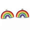Colorful Flat Back Alloy Colorful Cloud Ornament Decor for DIY Jewelry Earring Necklace Accessories Key Ring Embellishment