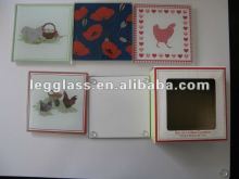 decoration lovely tempered glass coaster