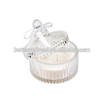 luxury glass candle box for soy candles