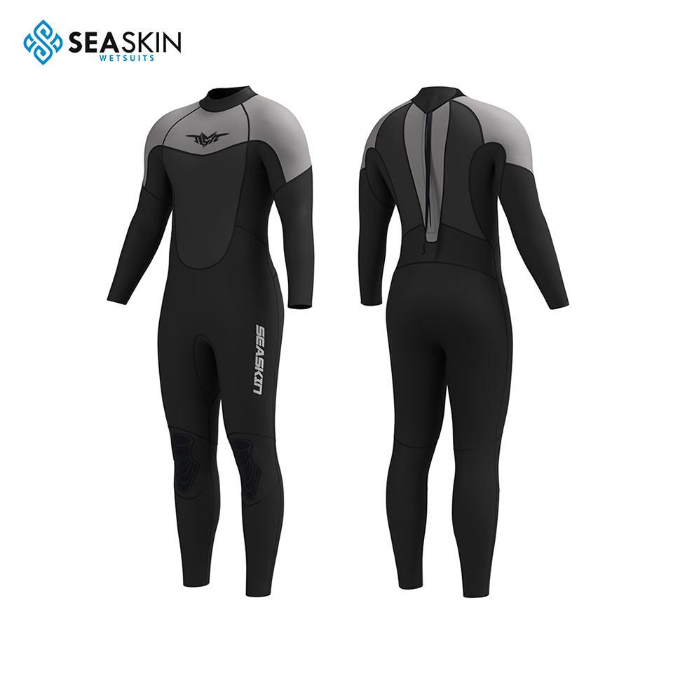 Seaskin Men 3/2mm back zipper Wetsuit Diving Wetsust