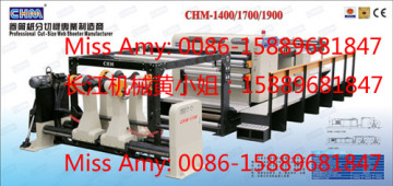 Rotary paper and board sheeter
