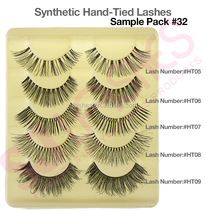 Private Label Luxury Glitter Paper private label Packaging Boxes with 5 Pairs Human Hair false Eyelashes Set