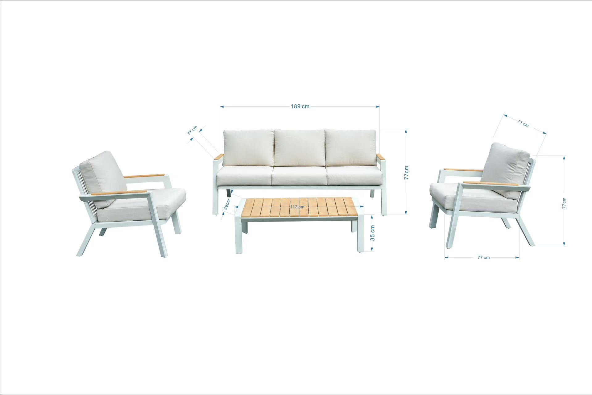 كرسي حديقة وطاولة OT5002-1 Garden Chair And Table OT5002-1