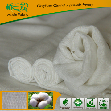 bamboo/cotton muslin baby bamboo cotton throw blanket with high quality