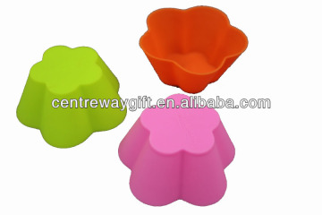 Factory wholesale silicone cupcake molds for cake decorating