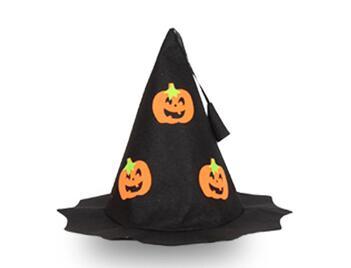 Beautiful pumpkin witch hat